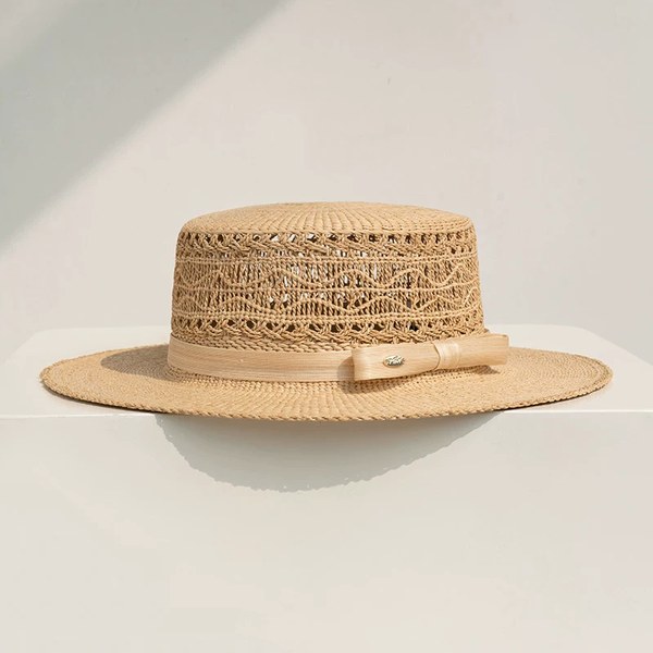 SUNLIT — Raffia hat