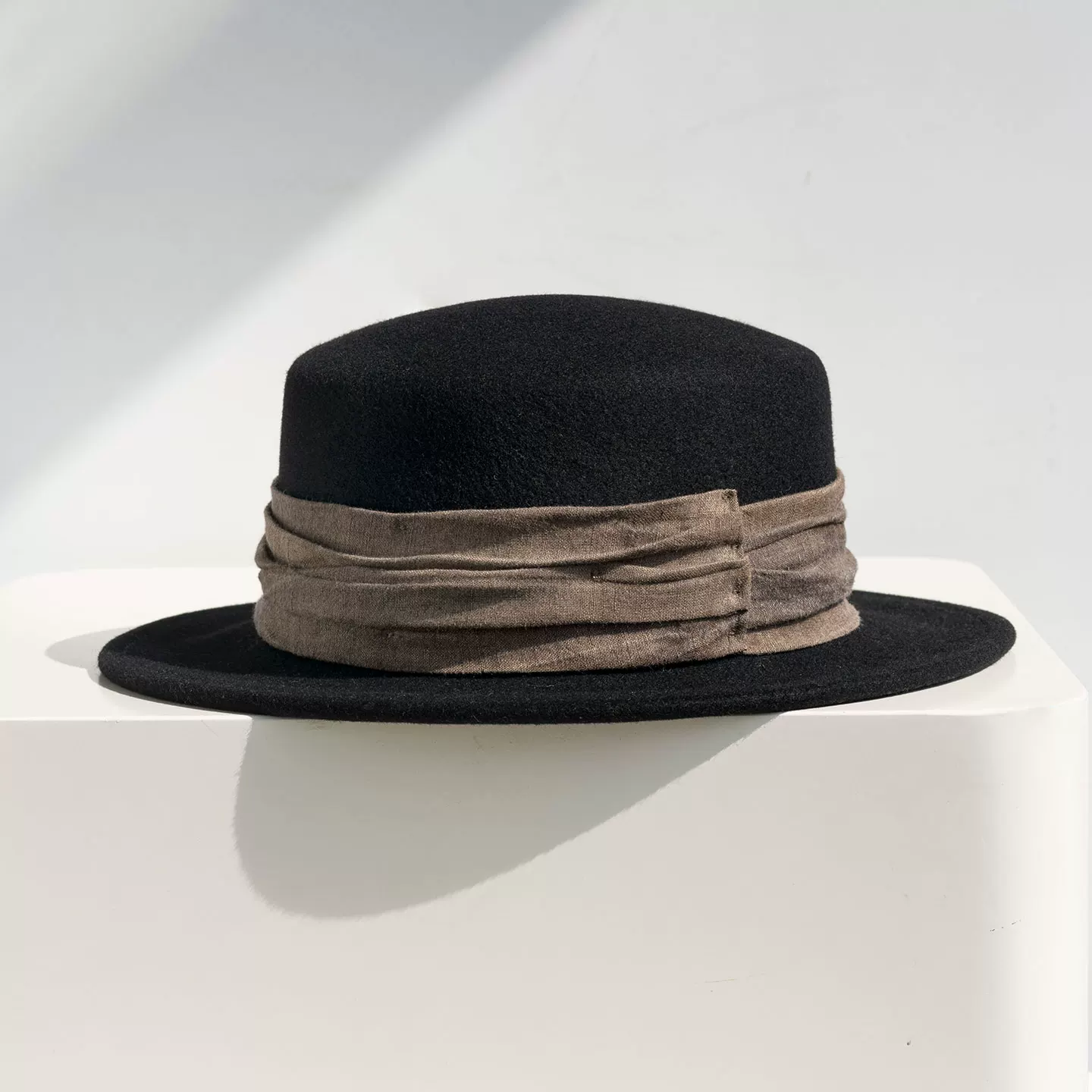 CANOTIER — Wool felt hat